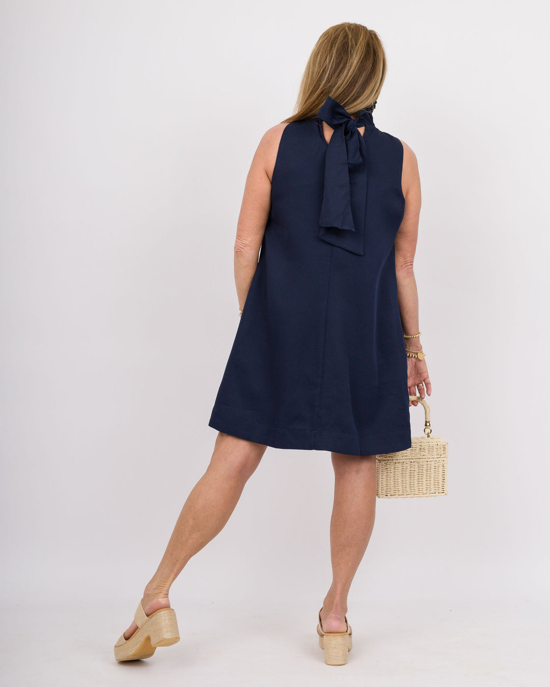 Sleeveless Dress Navy