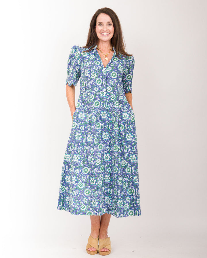 Lauren Grace Dress Blue Green