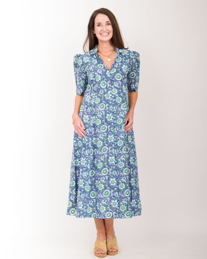 Lauren Grace Dress Blue Green