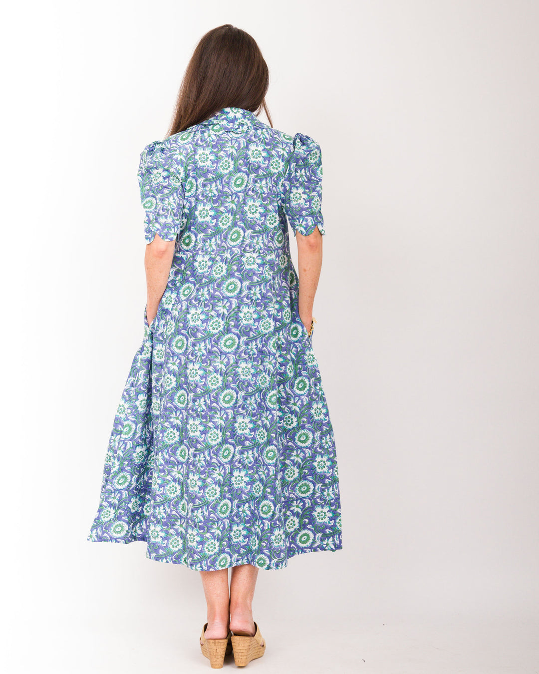 Lauren Grace Dress Blue Green