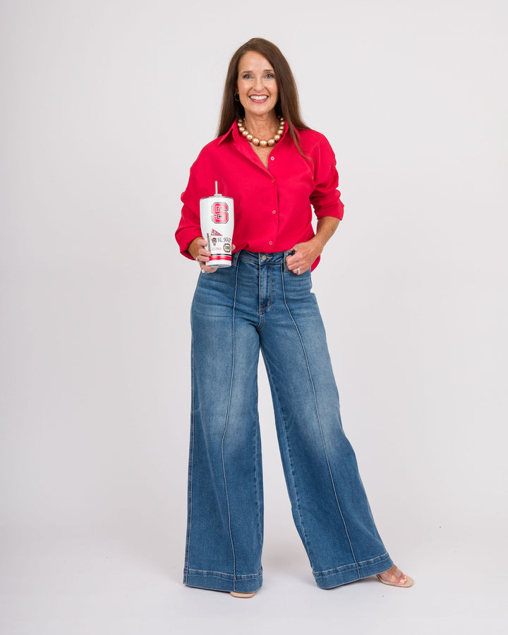 The Kathryn Shirt- Red