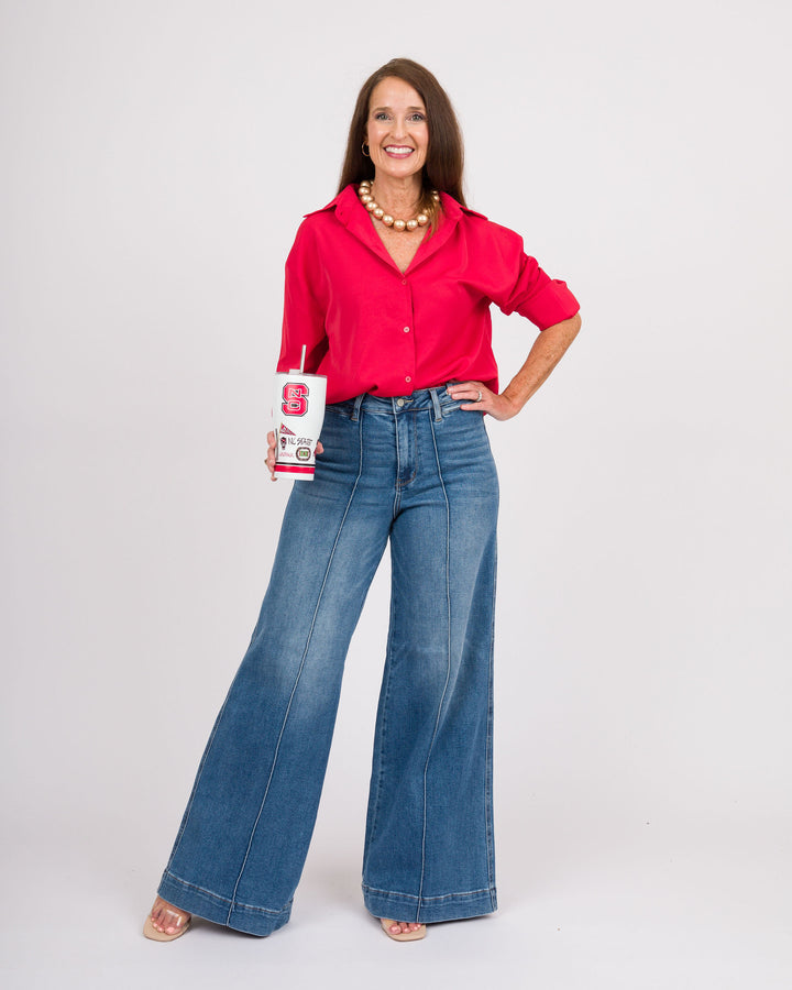 The Kathryn Shirt- Red