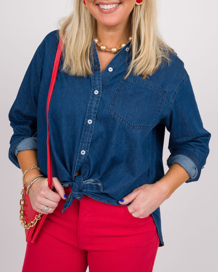 Denim Shirt Dark Wash