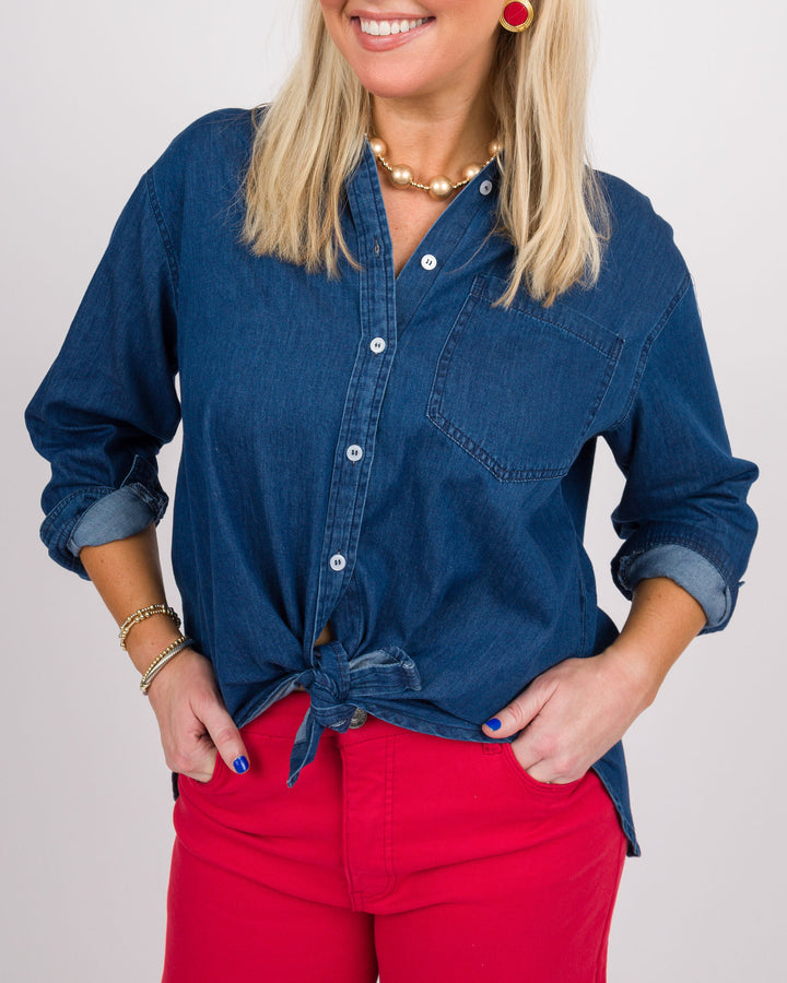 Denim Shirt Dark Wash