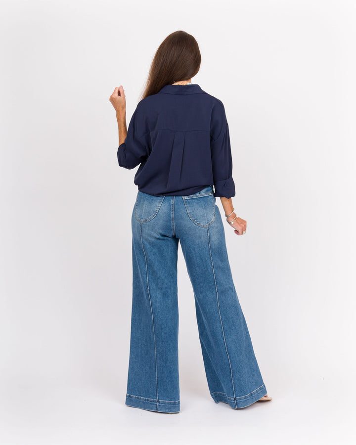 The Kathryn Shirt - Dark Navy