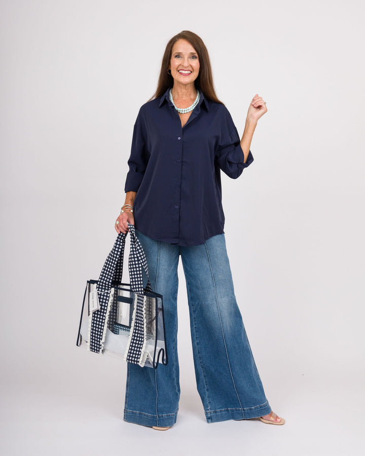 The Kathryn Shirt - Dark Navy