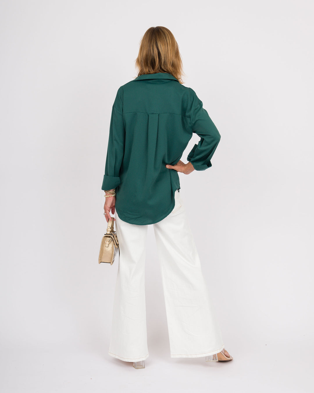 The Kathryn Shirt - Forest Green