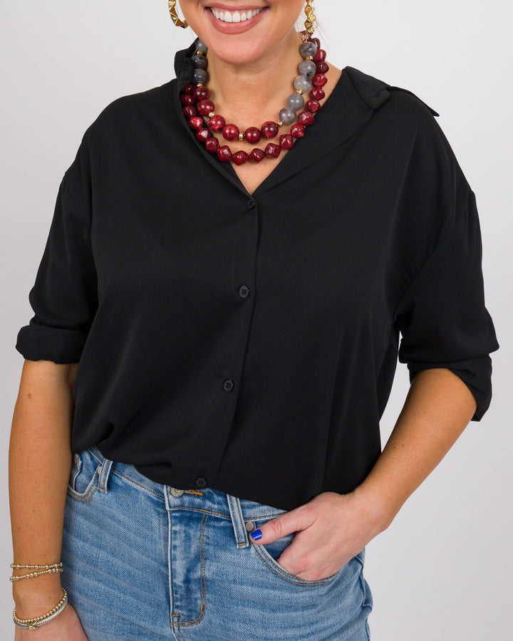 The Kathryn Shirt - Black