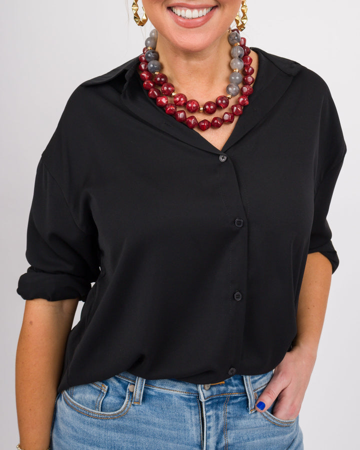The Kathryn Shirt - Black