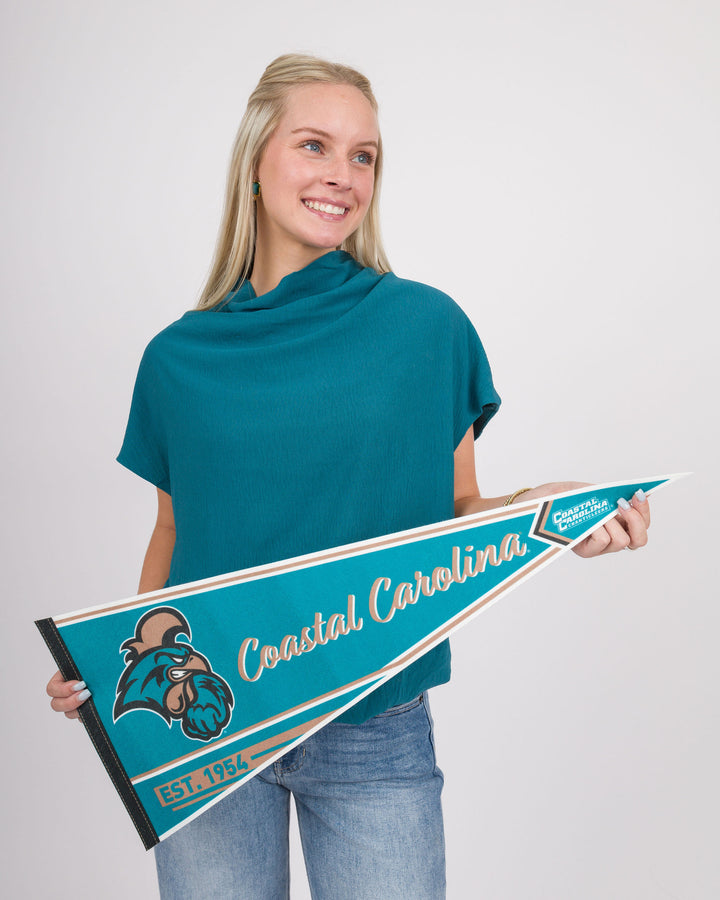 Darla Draped Top - Teal