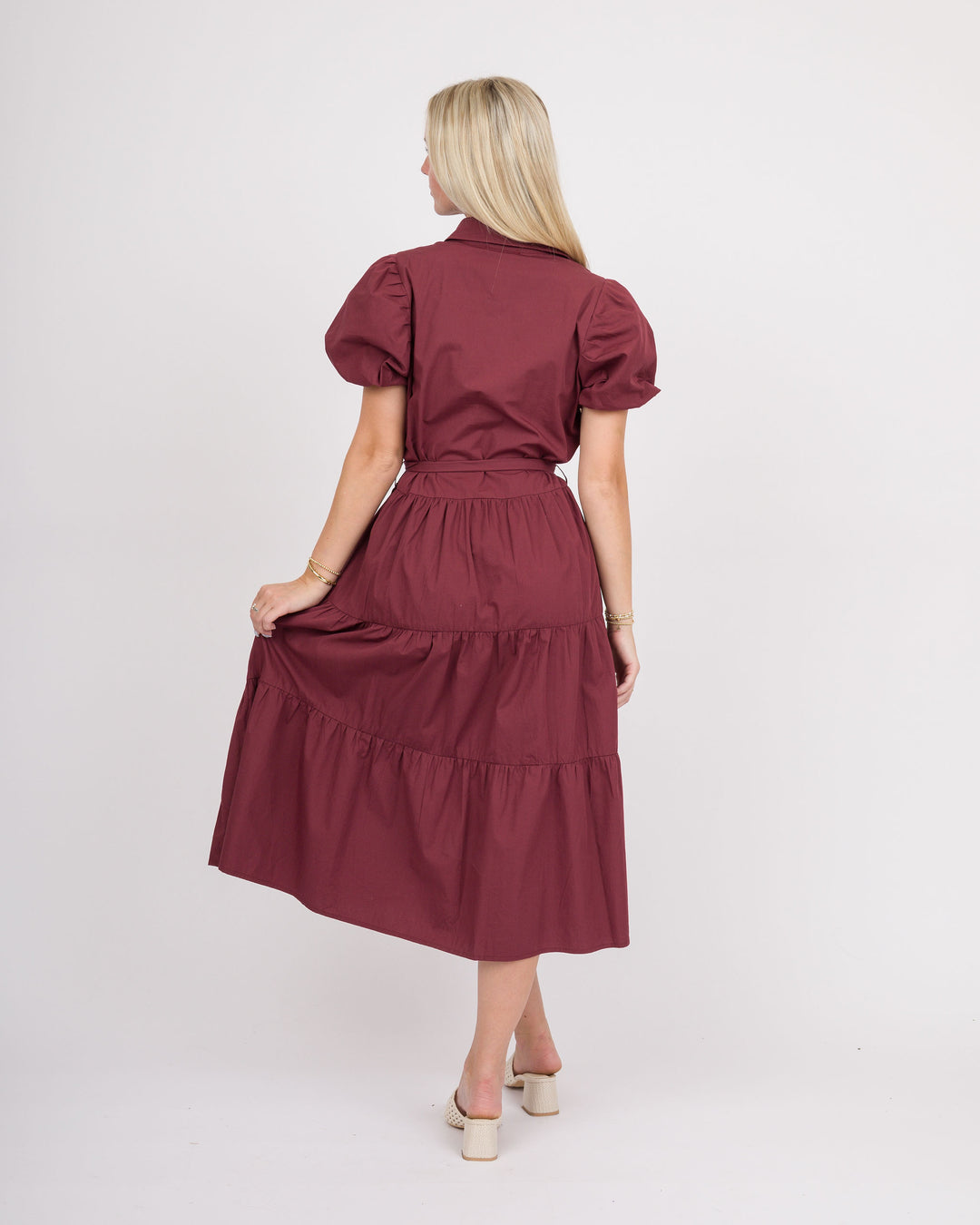 Clara  Wine Dress