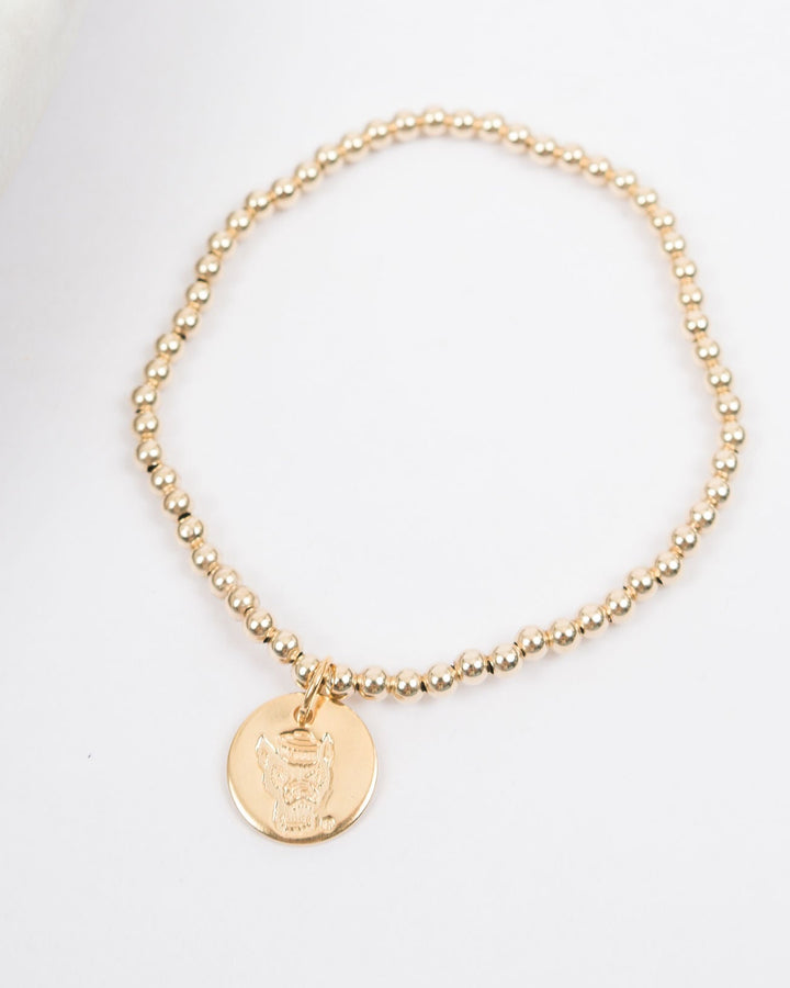 enewton ecollegiate Classic Gold 3mm Bracelet - NC State