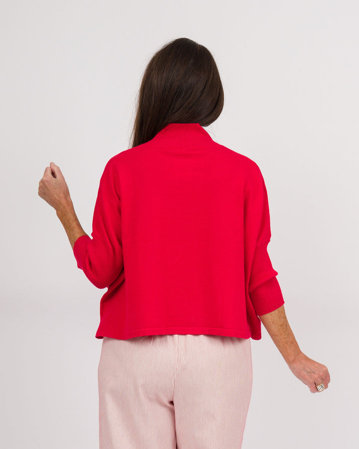 Kerisma Aja Ortho Sweater - Solid Scarlett