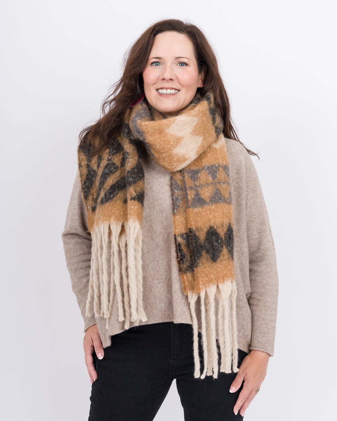 Wrenley Oblong Scarf - Camel