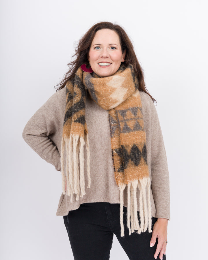 Wrenley Oblong Scarf - Camel