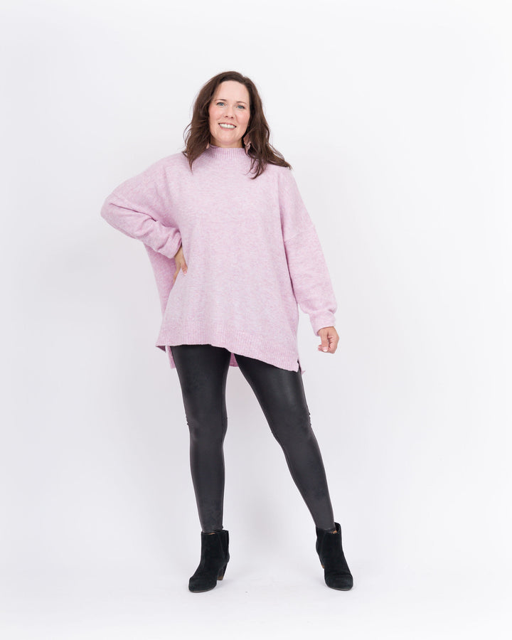 Mud Pie Monica Crew Neck Sweater - Purple