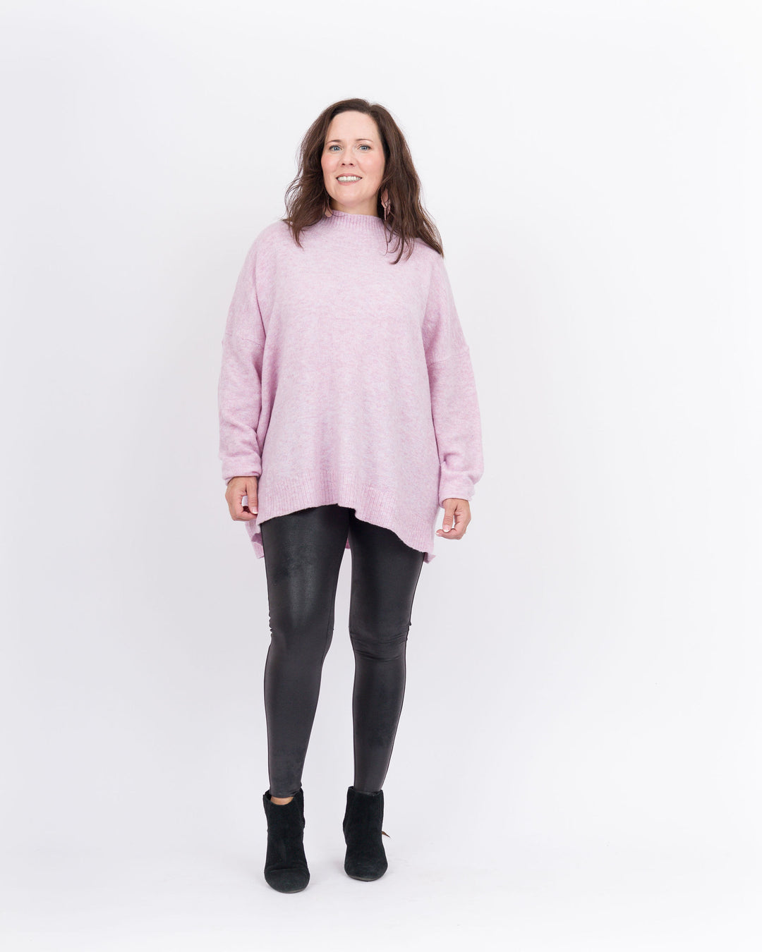 Mud Pie Monica Crew Neck Sweater - Purple