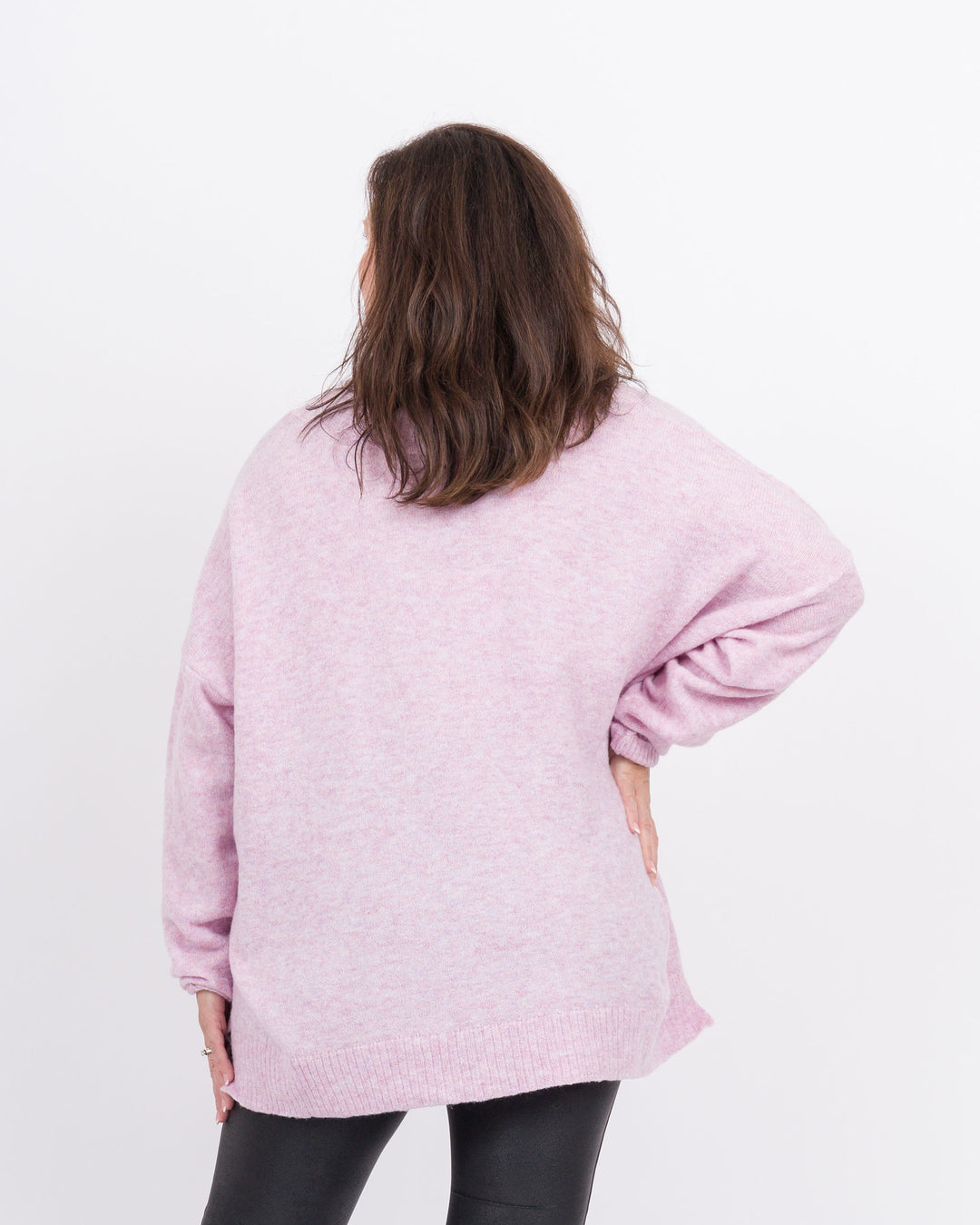 Mud Pie Monica Crew Neck Sweater - Purple