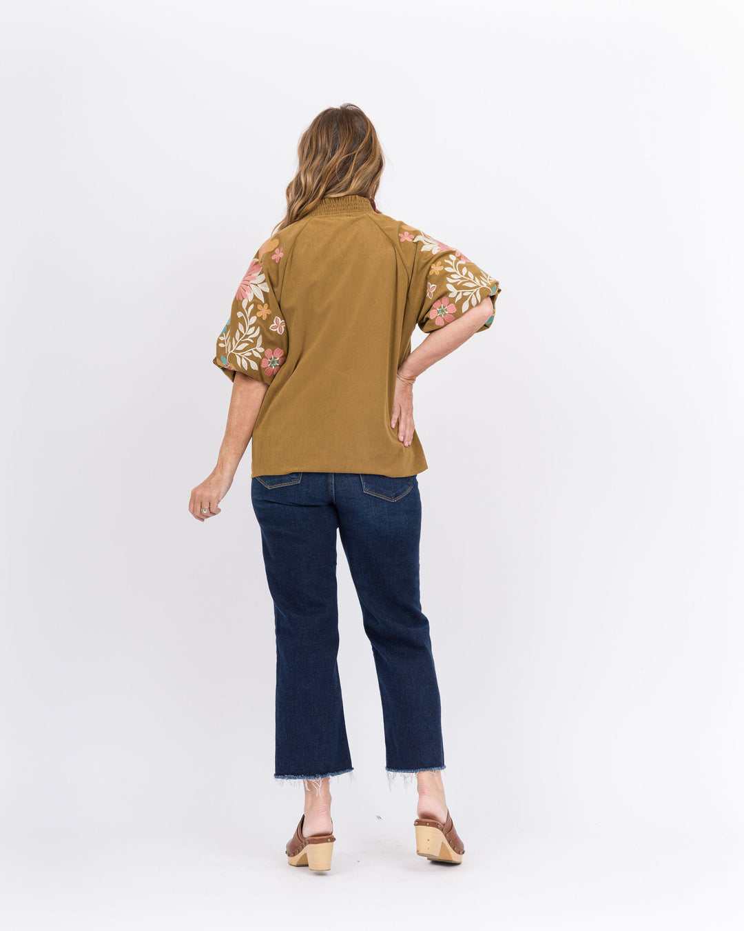 Pippa Corduroy Top- Brown