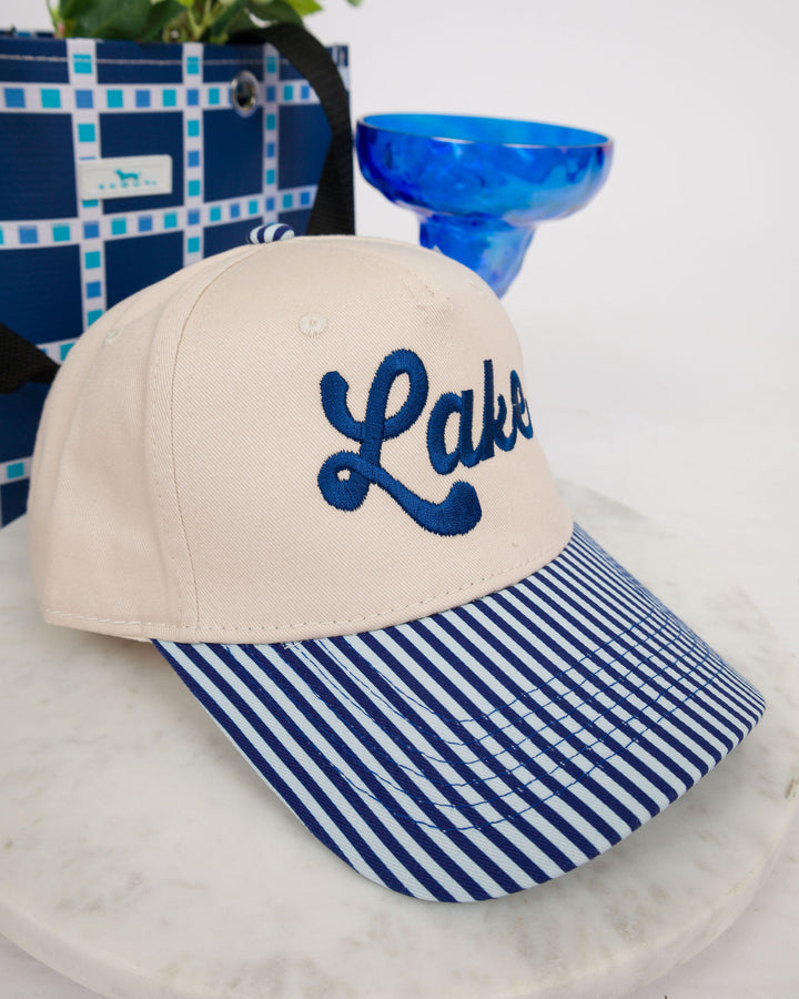 Navy Lake Trucker Hat