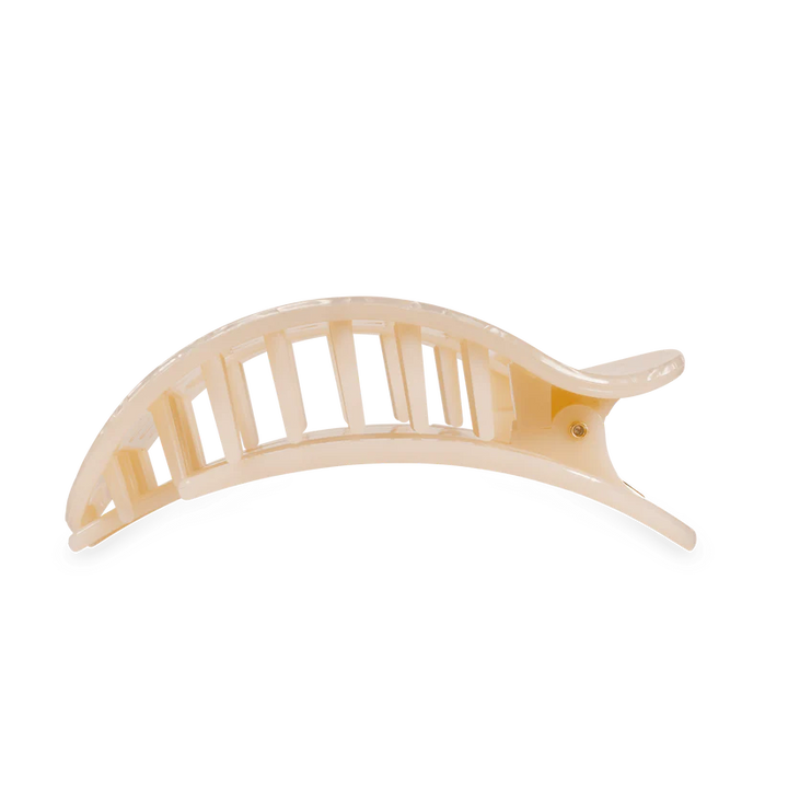 TELETIES Large Flat Round Hair Clip - Soft Surf