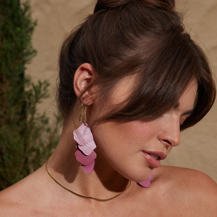 Florence Earring - Rosebud Gold