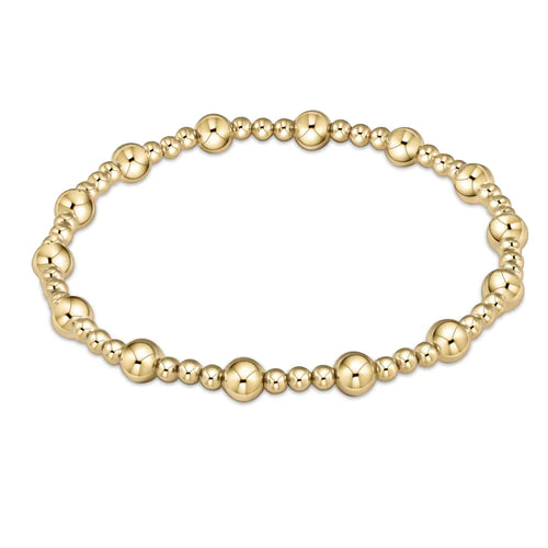 enewton Classic Sincerity Pattern 5mm Gold Bracelet