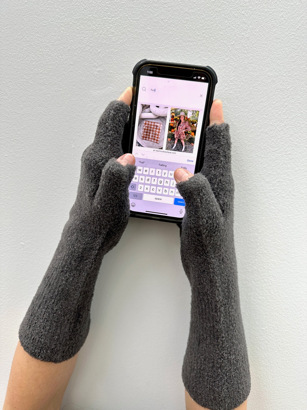 Barefoot Dreams Fingerless Gloves