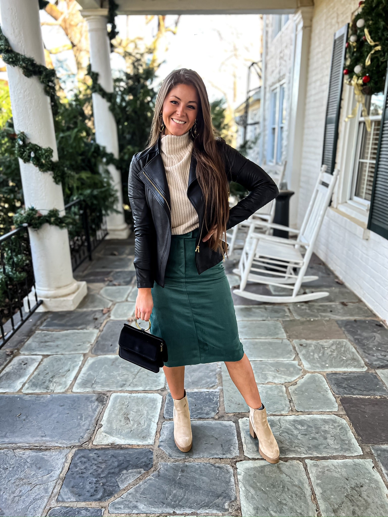 Shop Ruched Liquid Leather From Clara Sunwoo -- Scout and Molly's at One  Loudoun Ashburn, VA