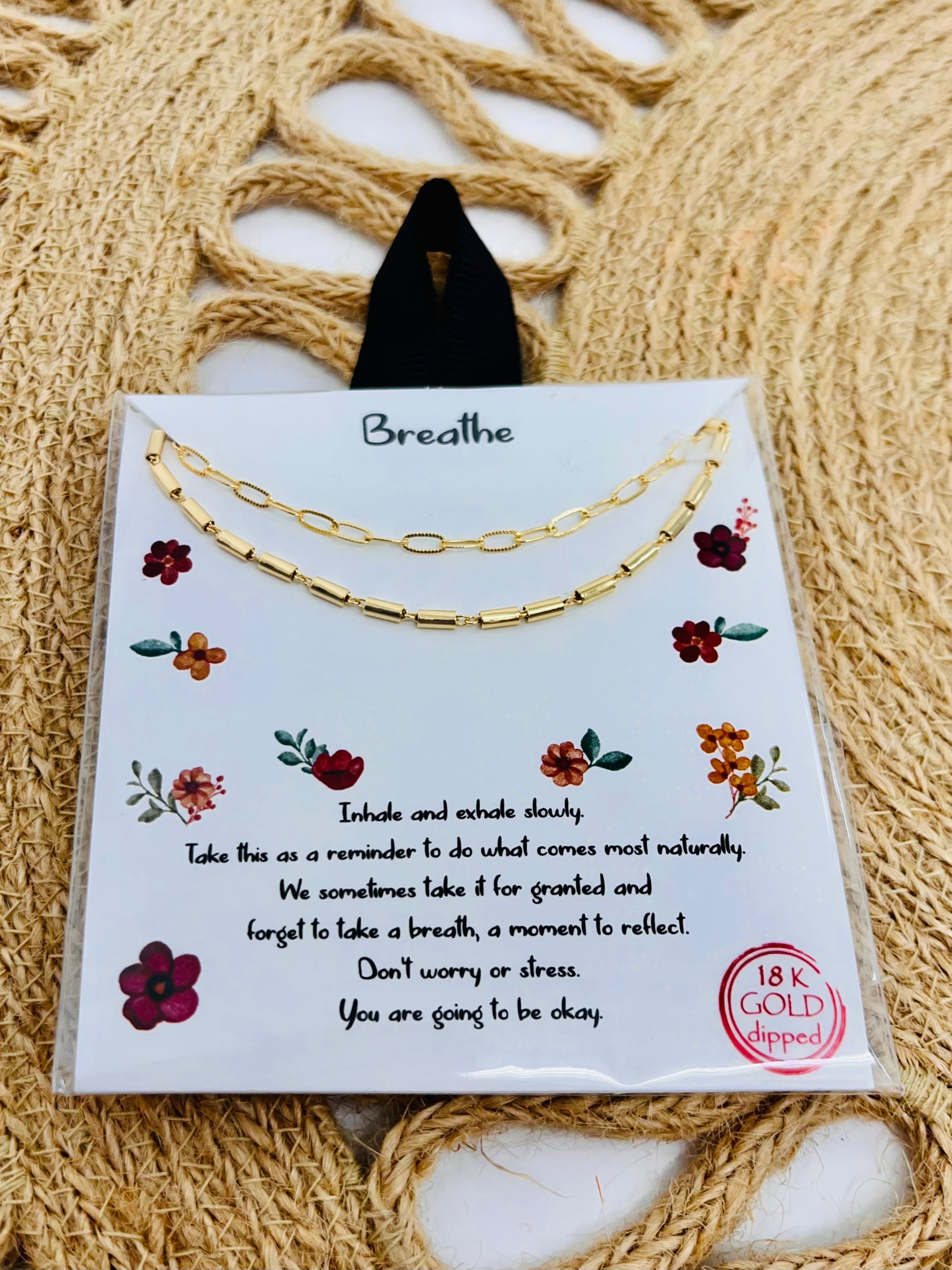 Choker Necklace with Message