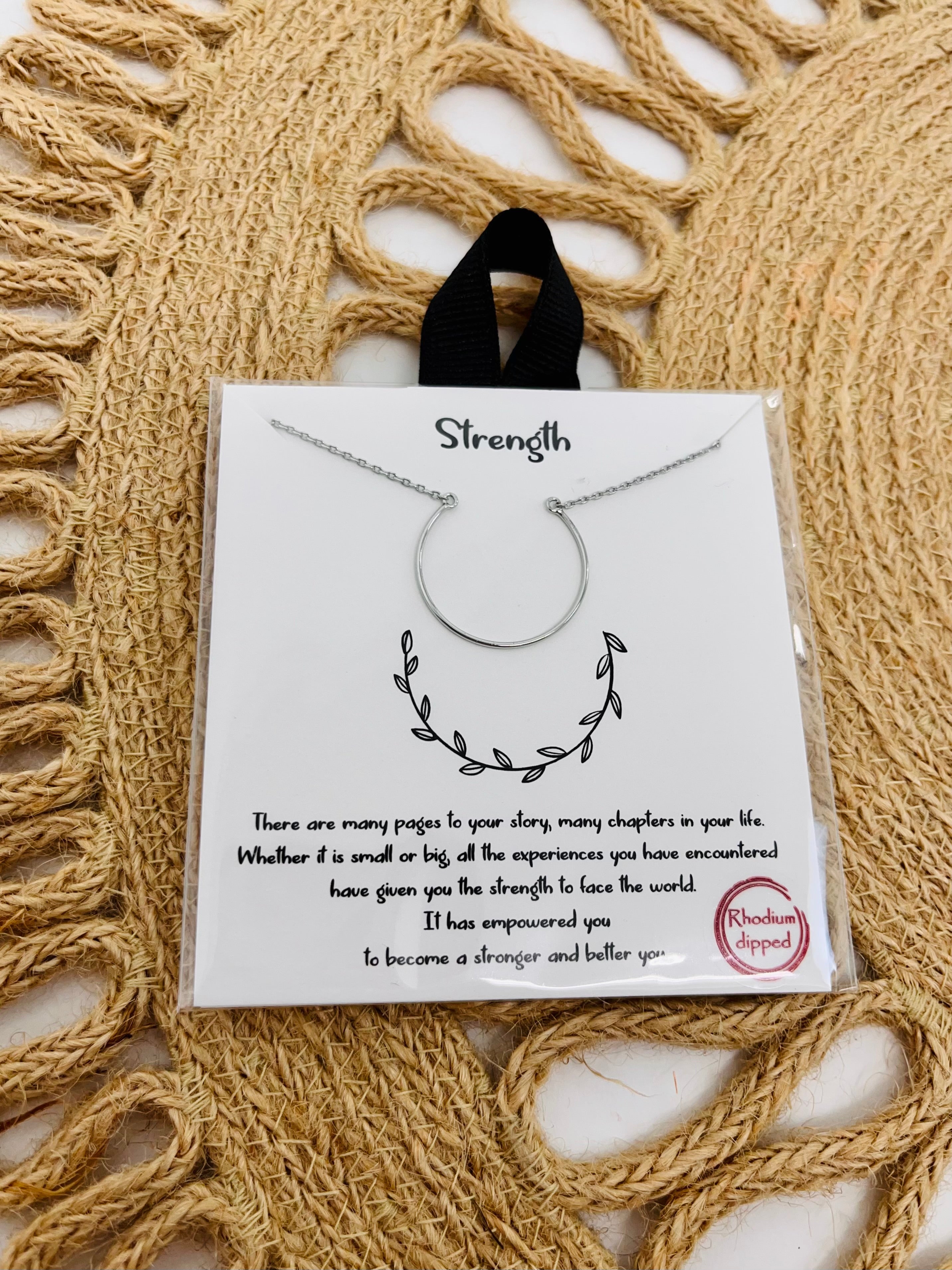 Choker Necklace with Message