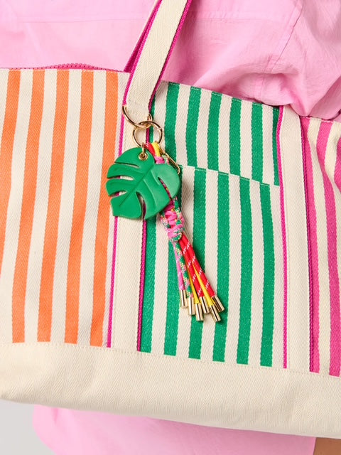 Keychain - Palm Leaf