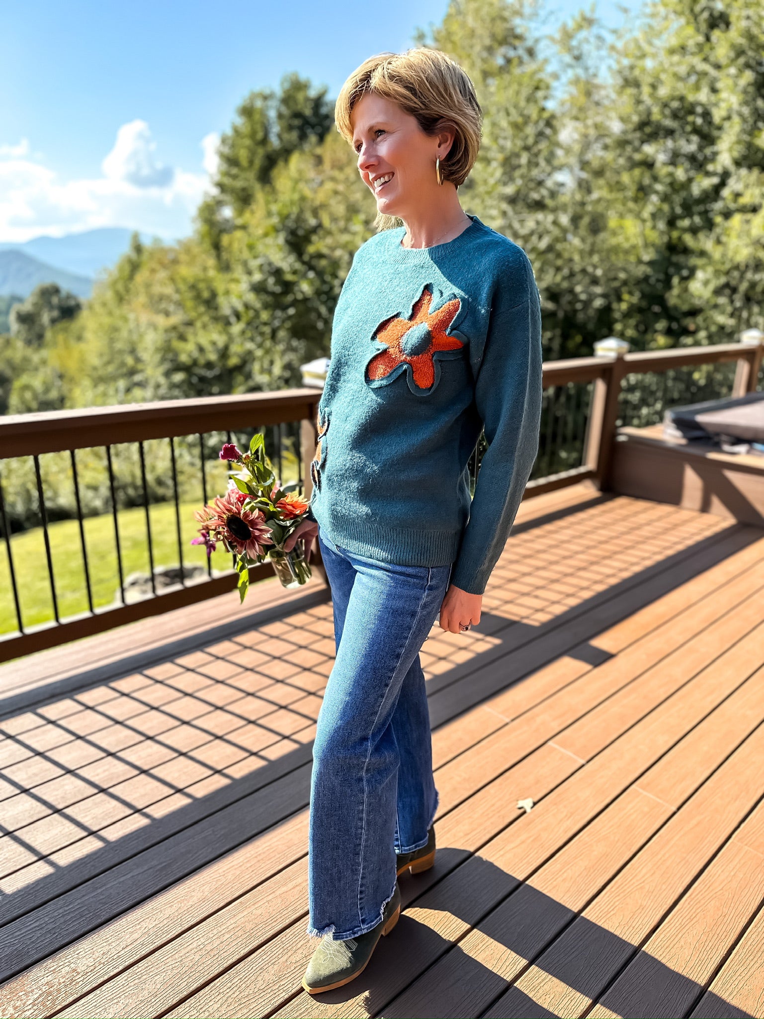 Sunflower Fields Sweater