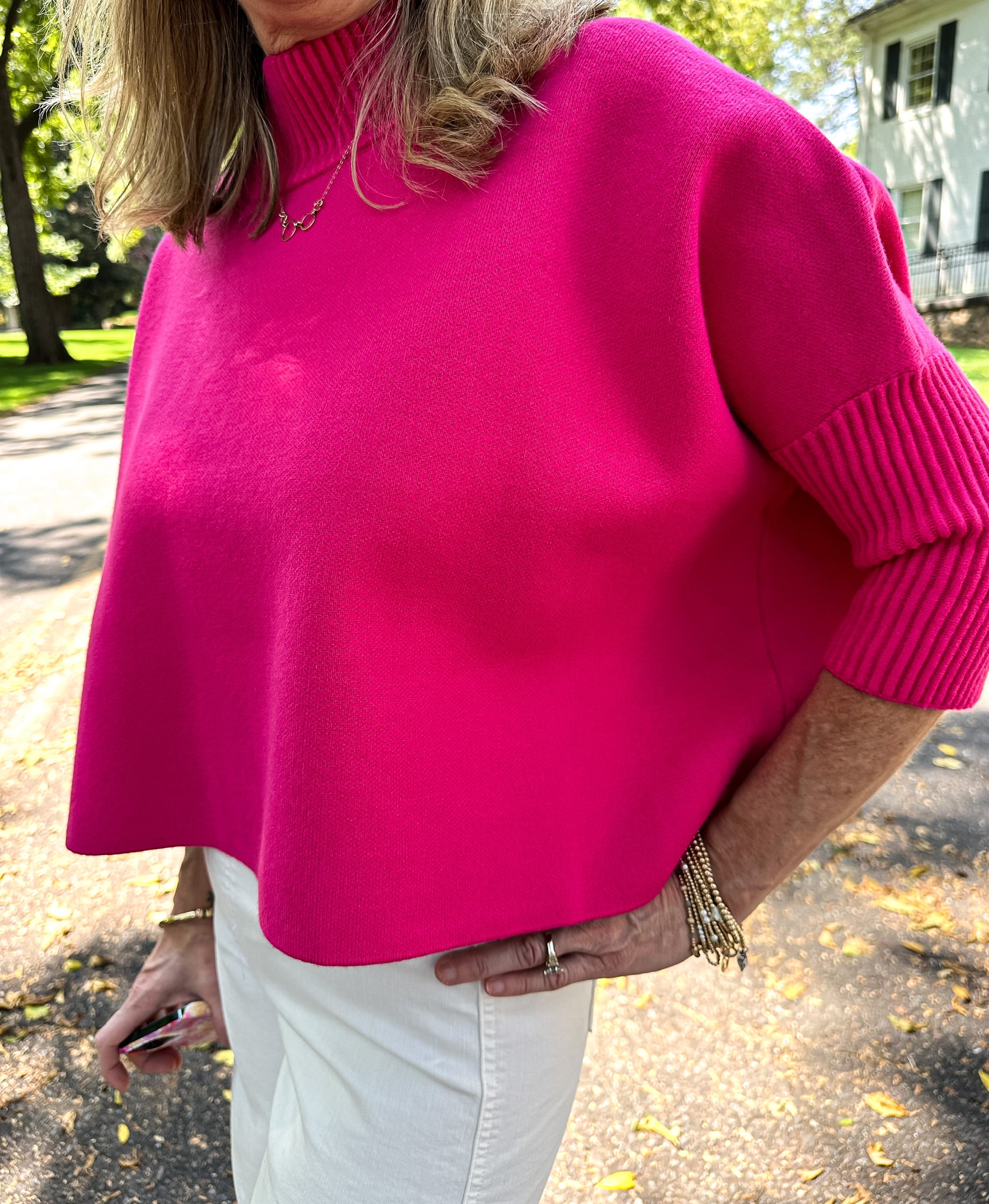 Kerisma Aja Sweater-Super Pink