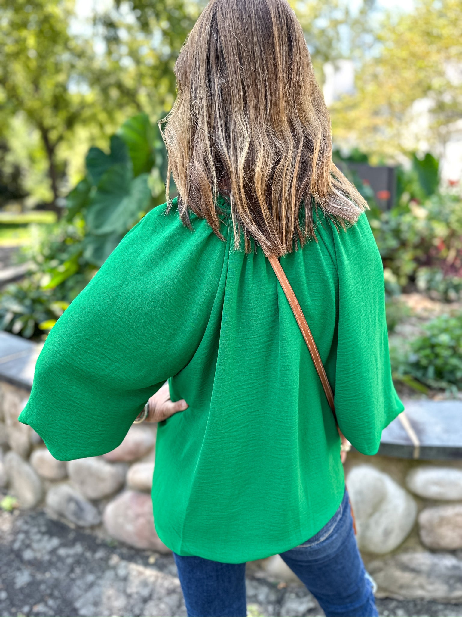 Work & Play Top-Green