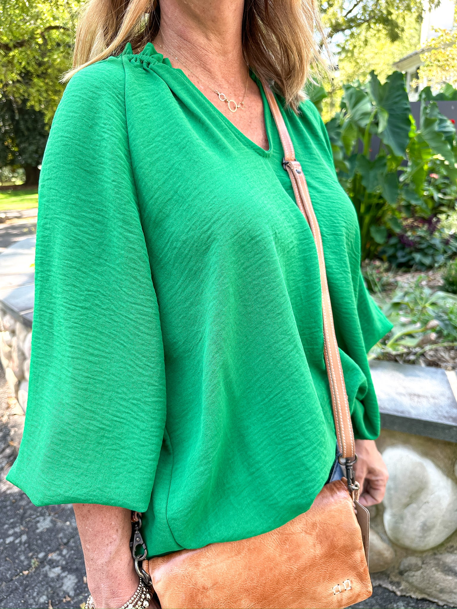 Work & Play Top-Green