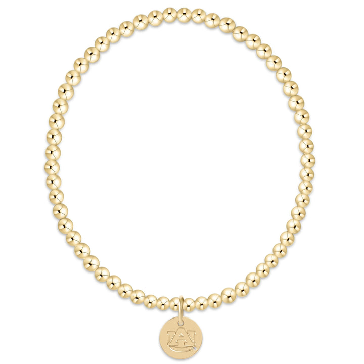 enewton ecollegiate Classic Gold 3mm Bracelet - Auburn