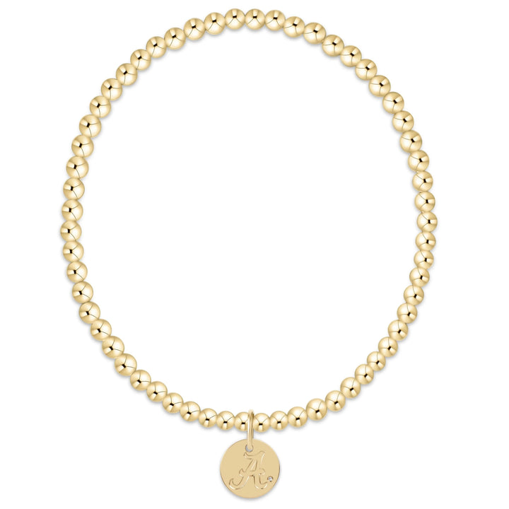 enewton ecollegiate Classic Gold 3mm Bracelet - Alabama