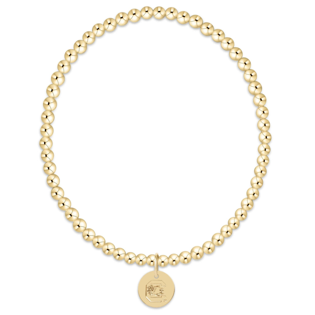 enewton ecollegiate Classic Gold 3mm Bracelet - South Carolina