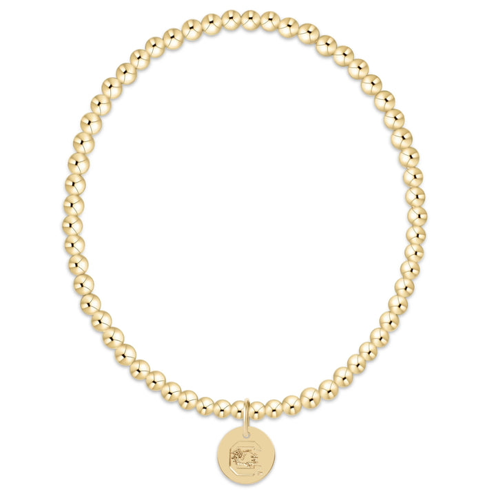 enewton ecollegiate Classic Gold 3mm Bracelet - South Carolina