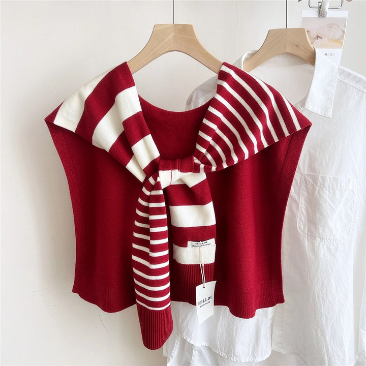 Striped Red Shawl