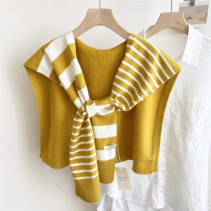 Striped Yellow Shawl