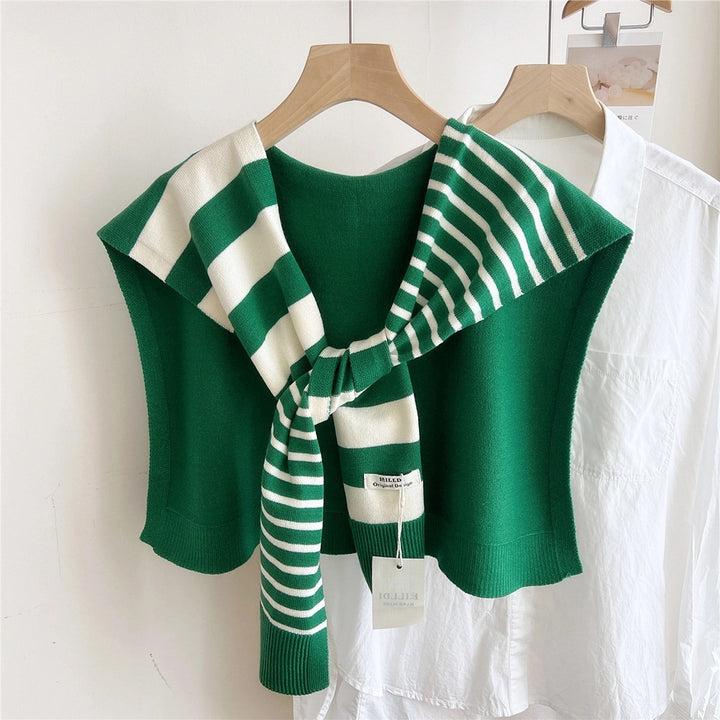 Striped Green Shawl