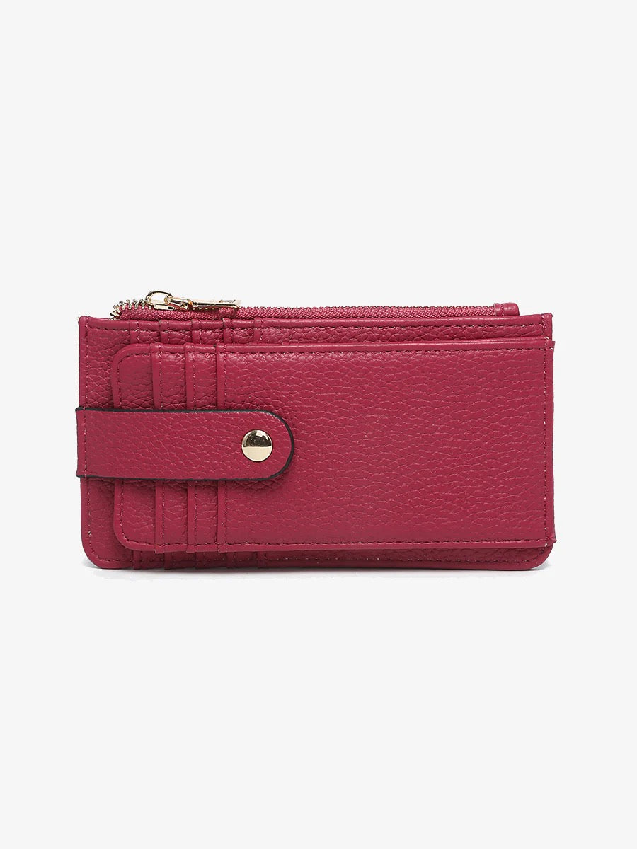 Mae RFID Wallet - Dark Ruby