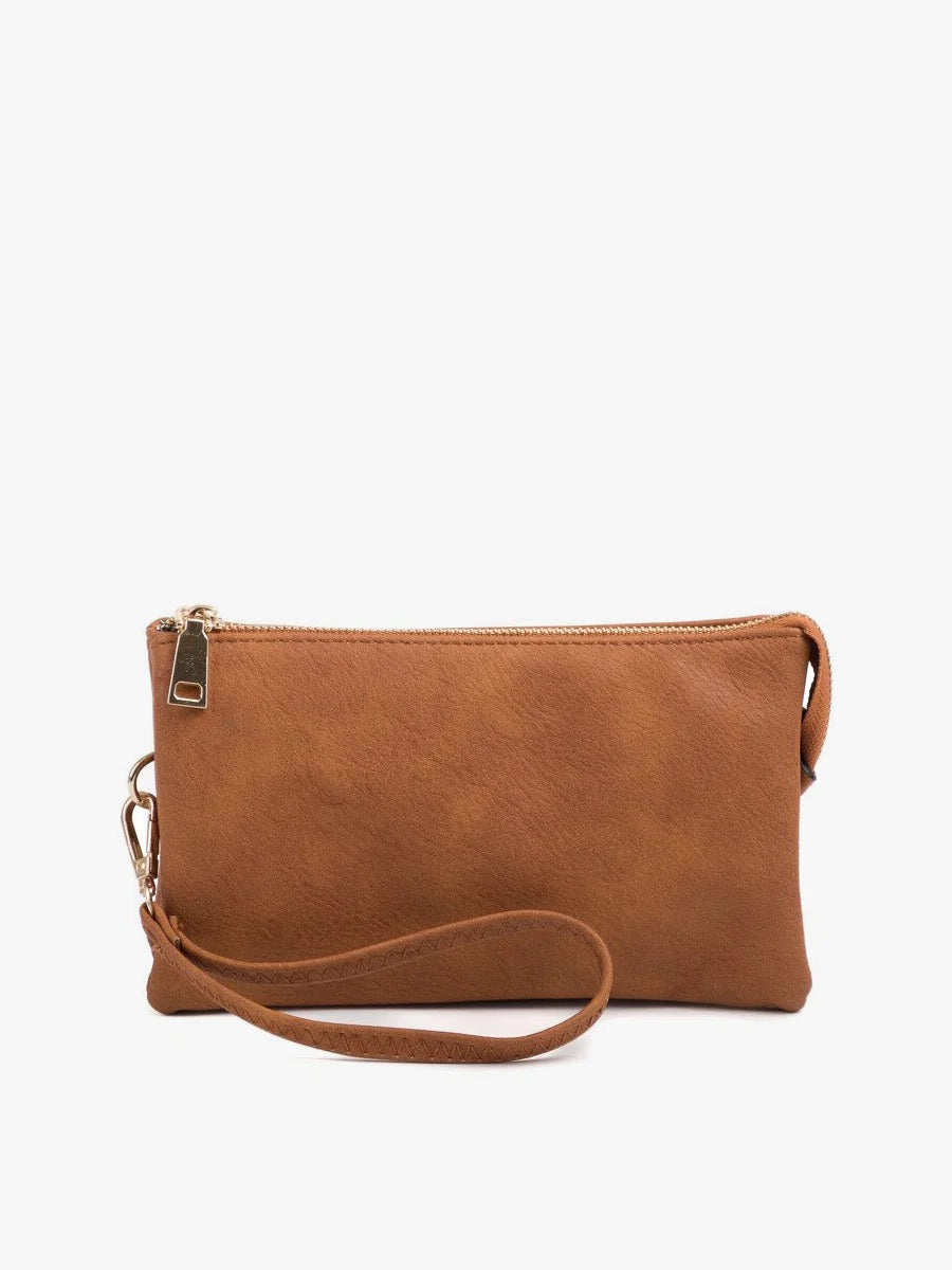 Riley Vegan Crossbody - Brown