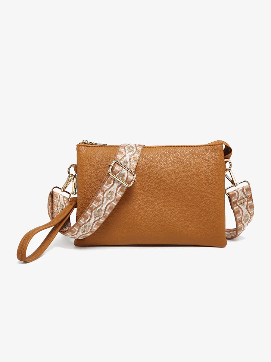 Izzy Vegan Crossbody - Camel