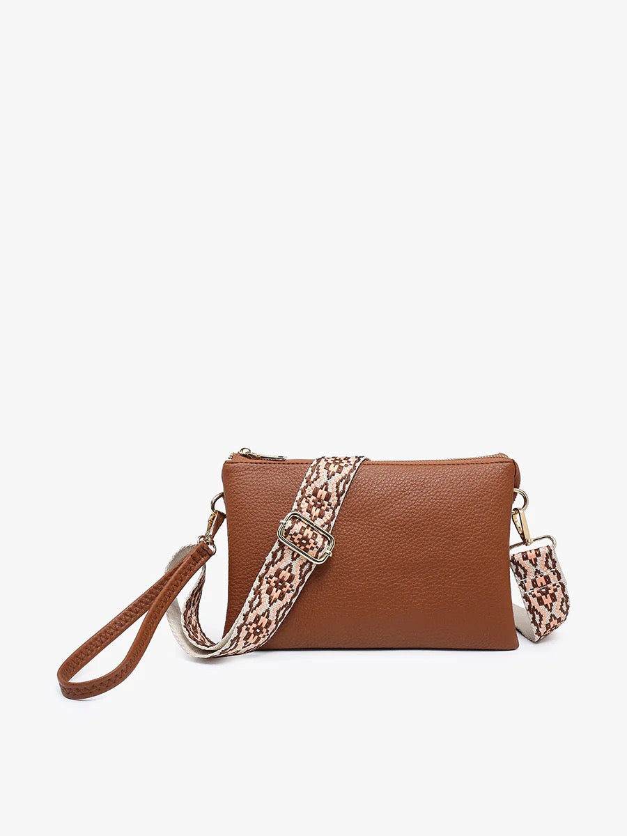 Izzy Vegan Crossbody - Brown
