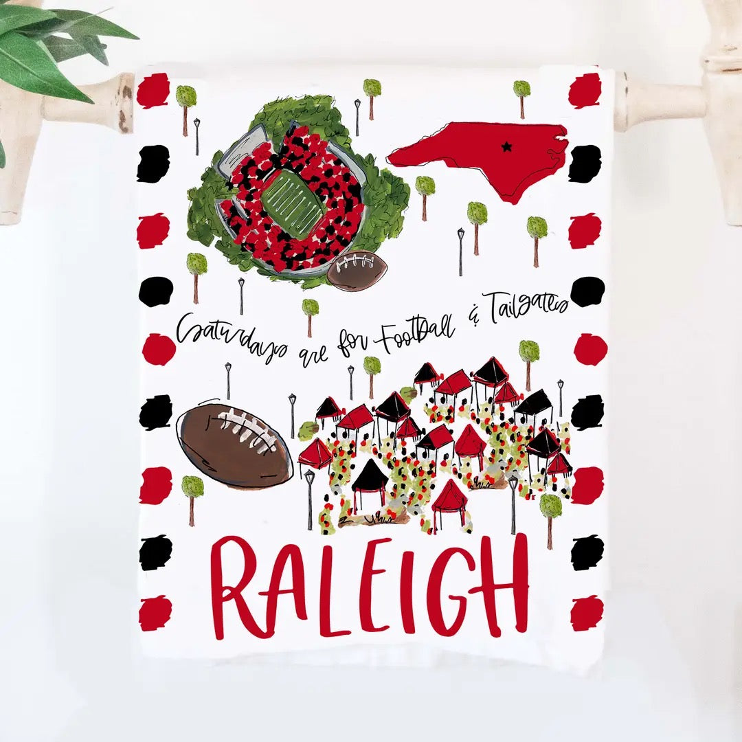 Raleigh College Town Towel