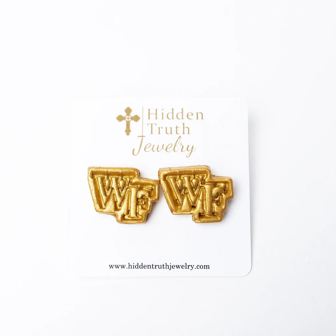 Wake Forest Stud Earrings