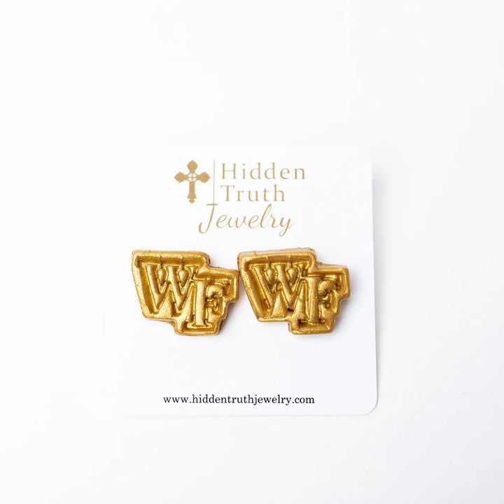Wake Forest Stud Earrings